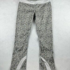 Lululemon Athletica Speckled Leggings in Gray and White